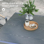 Outsunny Extendable Outdoor Dining Table, Rectangle Expandable Patio Table - Image 6