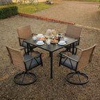 5-Piece Patio Dining Set for 4，Outdoor Dining Set - Image 8