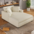 Christopher Knight Home Larrz Oversized Chaise Lounge Chair Indoor, Corduroy by ChristopherKnightHome