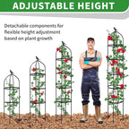 2-Pack 6.7FT Garden Obelisk Trellis - Image 5