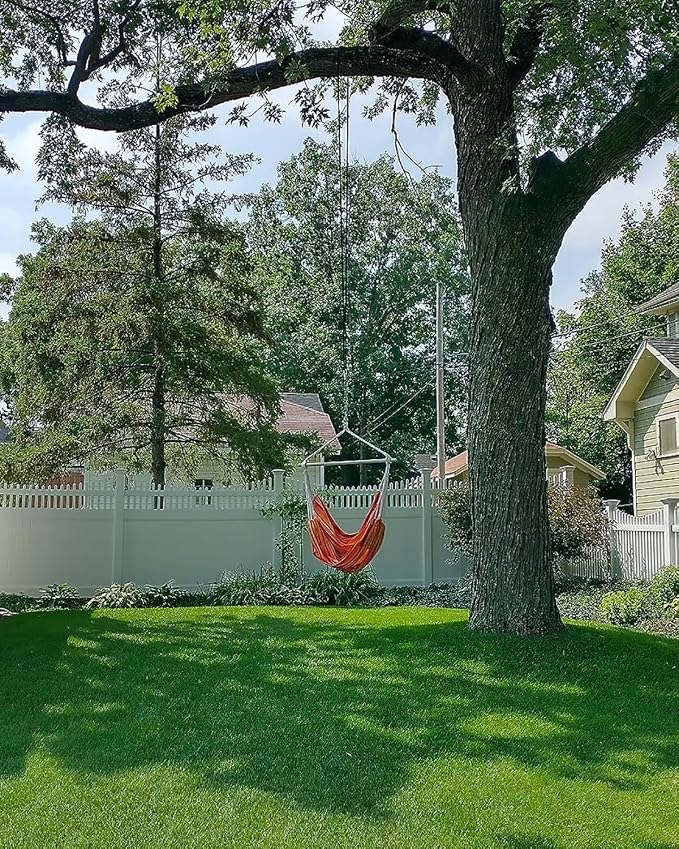 ADVOKAIR Hammock Chair Swing, Heavy-Duty Hanging Rope Swing Seat Supports 500 - Image 8