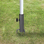 AMMSUN Patio Umbrella Steel Anchor Beach Umbrella Heavy Duty Metal Ground Grass - Image 6