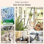 Hanging Hammock Chair Swing – Hanging Chair Outdoor & Indoor - Image 7