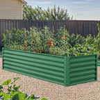 YITAHOME 6x3x2ft 2pcs Large Raised Garden Bed Kit, Galvanized Metal Planter Box - Image 2