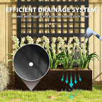 Outsunny Galvanized Raised Garden Bed - Image 6