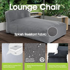 Outdoor Bean Bed Chair Sun Lounger, Outdoor Couch Sofa - Image 6