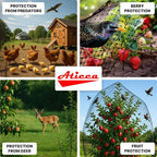 Heavy Duty Bird Netting for Garden Protection & Fruit Trees, 25x25 Ft - Image 6