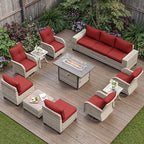 13-Piece Outdoor Patio Furniture Set by MuphyersPatioFurniture