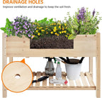 Yaheetech 47x23x32in Wooden Raised Garden Bed - Image 4