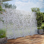 Casaphoria 72" H x 35" W Metal Outdoor Privacy Screen, Freestanding Decorative - Image 3
