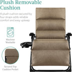 Best Choice Products Oversized Zero Gravity Chair, Folding Outdoor Patio - Image 3
