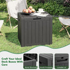 Outdoor Storage Box, Resin Deck Boxes Indoor and outdoor, Waterproof Storage - Image 3