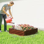 Outsunny Galvanized Raised Garden Bed, - Image 7