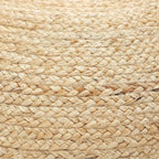 REDEARTH · Jute Circular Pouf Ottoman - Image 6