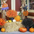 AGIRL 16 Bundles Artificial Fall Flowers Outdoor Indoor Decoration, No Fade - Image 5