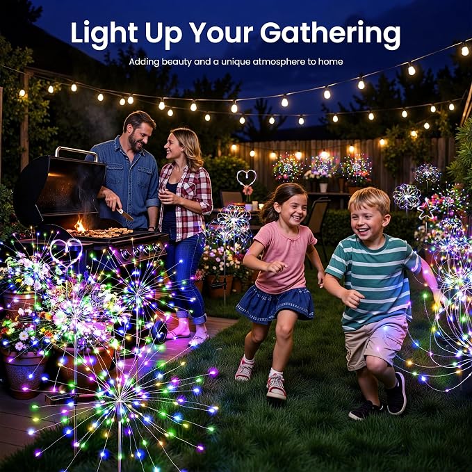 Solar Lights Outdoor, 120LED 2pack Fairy Garden Lights Decor - Image 9