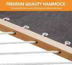 Lazy Daze Hammocks 11 FT Double Outside Hammock Quick Dry Olefin Fabric Hammock - Image 5