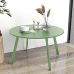 Grand patio Outdoor Round Coffee Table, 28-inch Patio Side Table, Sage Green - Image 5