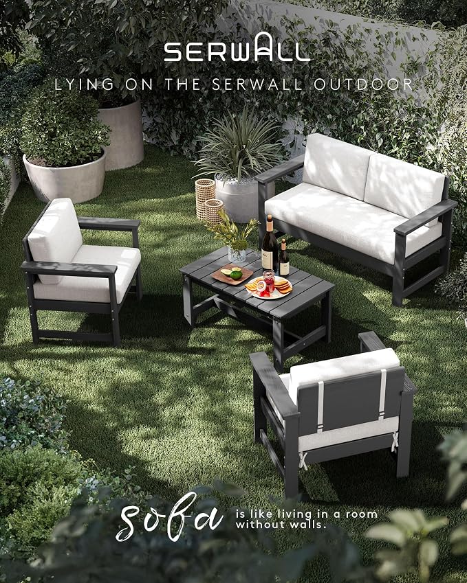 SERWALL 2 Pieces Single Cushioned Sofa Chair - Image 7