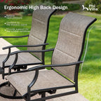PHI VILLA 9 Pcs Patio Dining Set - Image 5