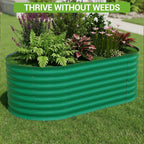 Garvee 6x3x2 ft Galvanized Raised Garden Bed Outdoor, 24 in Tall Metal Planter - Image 9