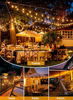Brightown 158FT Solar String Lights Outdoor - Image 8