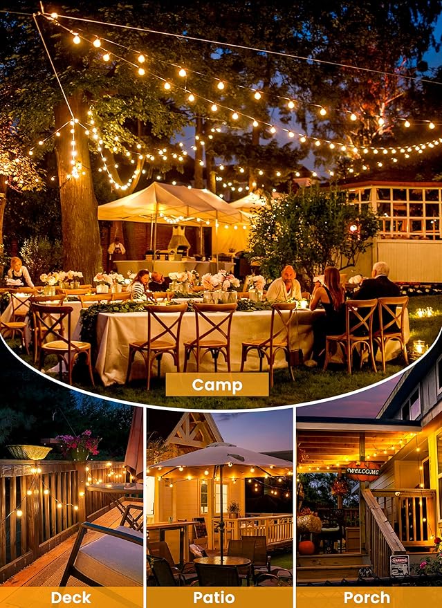 Brightown 75FT Solar String Lights Outdoor - Image 8