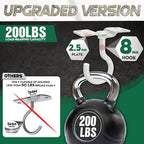 200LBS 4Pcs Rotatable Ceiling Hooks - Image 2