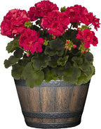 Classic Home and Garden S74CP5D-037R Whiskey Barrel Planter 5 Pack, Kentucky - Image 2