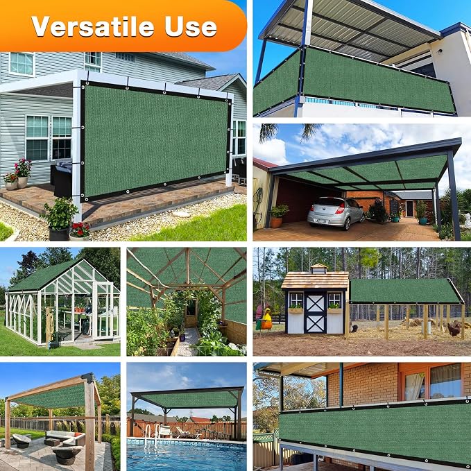 Artpuch Outdoor Pergola Shade Cover 6' X 24' Sun Shade Cloth - Image 6