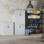 EHHLY Heavy Duty Small Storage Cabinet Outdoor Weatherproof, 14 Cuft Garage - Image 4
