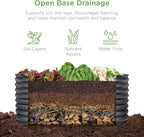 Best Choice Products 4x2x2ft Outdoor Metal Raised Garden Bed, Oval Deep Root - Image 3