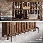 Tribesigns Large 2-Tier Bar Table, 63-Inch Mini Pub Table - Image 6