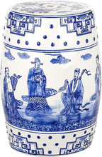 Safavieh Ocean Jewel Chinoiserie Ceramic Decorative Garden Stool - Image 4