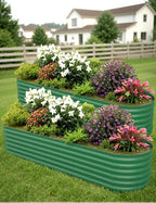 GarveeLife 2 Pcs Raised Garden Beds Outdoor 8x2x1.5 ft - Image 2