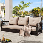 YITAHOME 3-Seats Front Porch Swing by YITAHOME