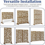 Outdoor Privacy Screen, Freestanding Privacy Fence Panels - Image 5