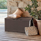 Greesum 100 Gallon Resin Patio Storage Box - Image 2
