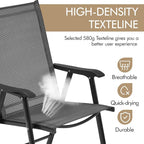 Yaheetech Patio Dining Chairs Set of 4 - Image 7
