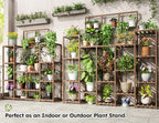 EnHomee Plant Stand Indoor Wood Plant Stand Outdoor Tiered Plant Shelf - Image 4