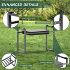 FLINTER Garden Kneeler and Seat, 10.2" Wider Heavy Duty Thick Gardening Bench - Image 4