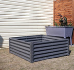 A ANLEOLIFE Set of 8, 18 Inch Tall Quartz Grey Raised Garden Beds Kit, L-Shaped - Image 7