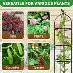 2-Pack 6.7FT Garden Obelisk Trellis - Image 7