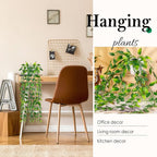 Der Rose 8Pcs Fake Plants Hanging Artificial Ivy Vine Faux Eucalyptus Hanging - Image 2