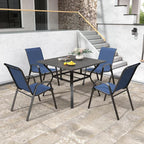 Patio Chairs, Stackable Outdoor Dining Chairs - Image 3