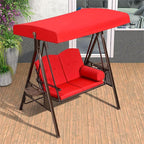 PURPLE LEAF 2-Seat Deluxe Outdoor Patio Porch Swing - Image 2