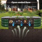 Raised Garden Bed Kit, Large Metal Raised Beds - Image 4