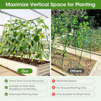 Cucumber Trellis for Raised Bed, U-Shape Garden Trellis for Climbing Plants - Image 4