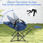 Ainfox Hammock Chair with Footrest, Oversized Swinging Portable Folding Camping - Image 7