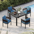 Grand patio 5-Piece Outdoor Dining Set by GrandPatio